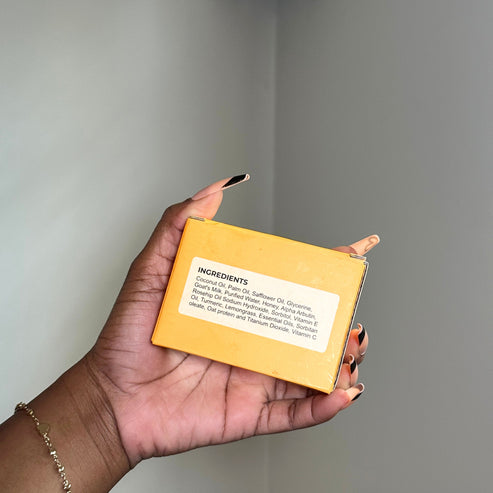 Turmeric Brightening Soap (with Vitamin C, Alpha Arbutin, Oat)