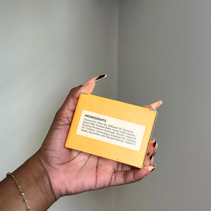 Turmeric Brightening Soap (with Vitamin C, Alpha Arbutin, Oat)
